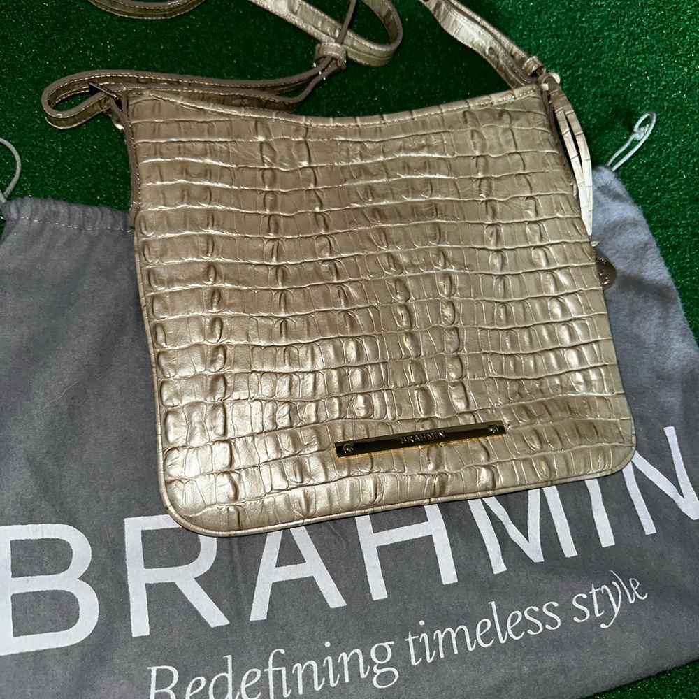 Brahmin Gold Crossbody Bag